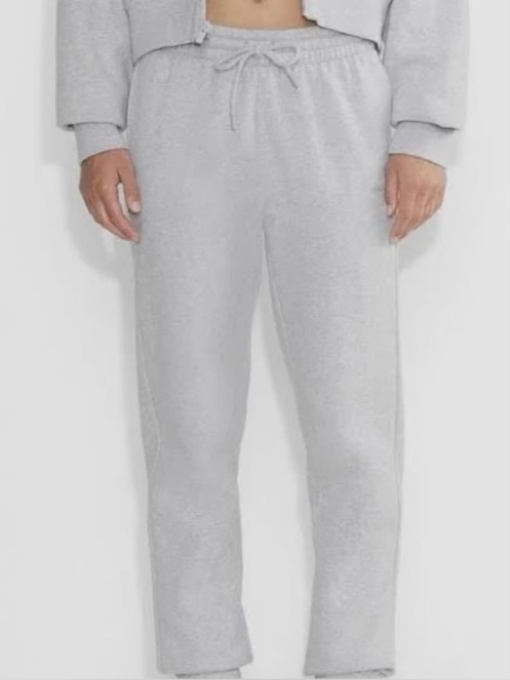 Aritzia Tna Cozy AF Gray Fleece Sweatpants Size Small